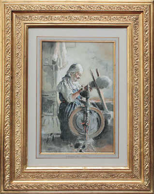 Маковский Константин Егорович. Пряха